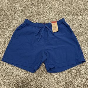 NWT Levi’s XX Chino Easy Pull On Shorts Stretch Drawstring Blue 6” Size M
